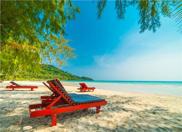 Kumsala Uzanan Treelar Sea Scenery Wallpaper by MywallpaperShop