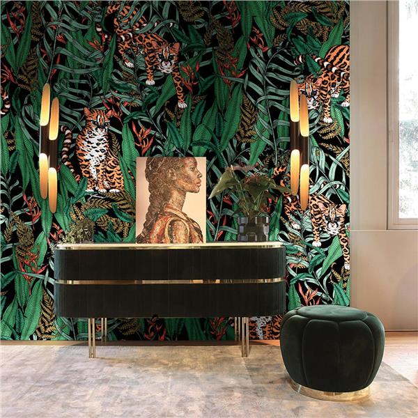 Leopar Botanic Design G539 3D Wallpaper by MywallpaperShop