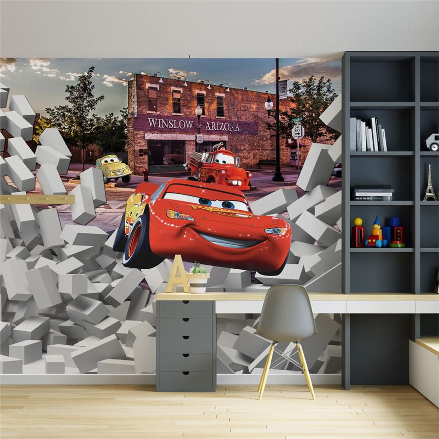 Lightning Mcqueen Kids Room Wallpaper