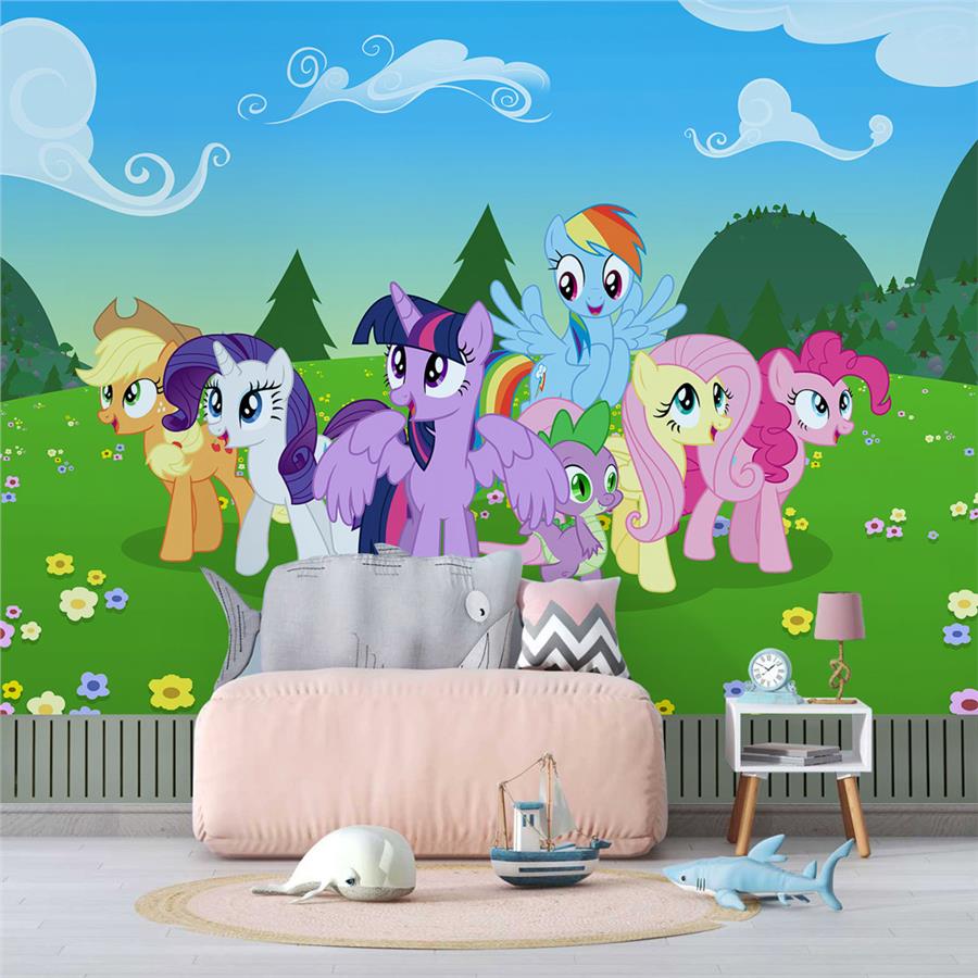 Little Pony Kids Room Wallpaper