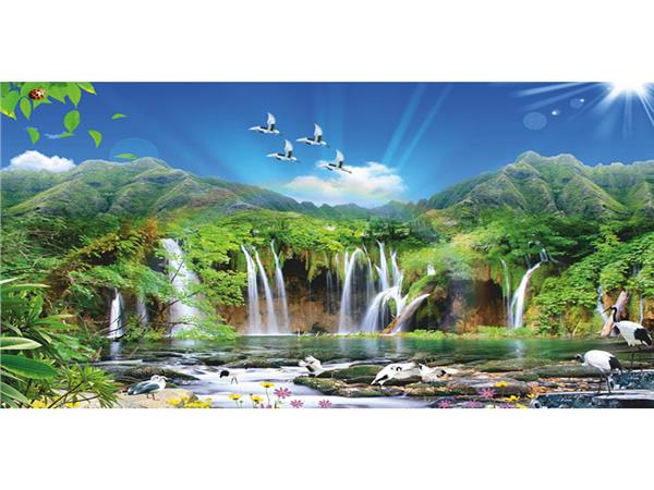 Waterfall Scenery Wallpaper by MywallpaperShop