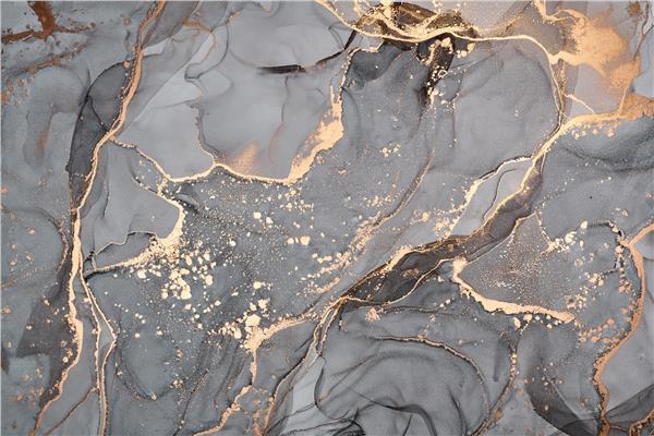 Gri Gold marble Design 3D Wallpaper by MywallpaperShop