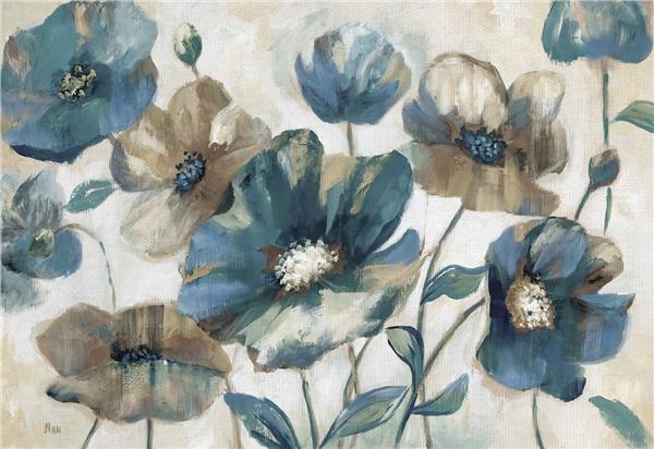 Blue Flower Wallpaper by MywallpaperShop