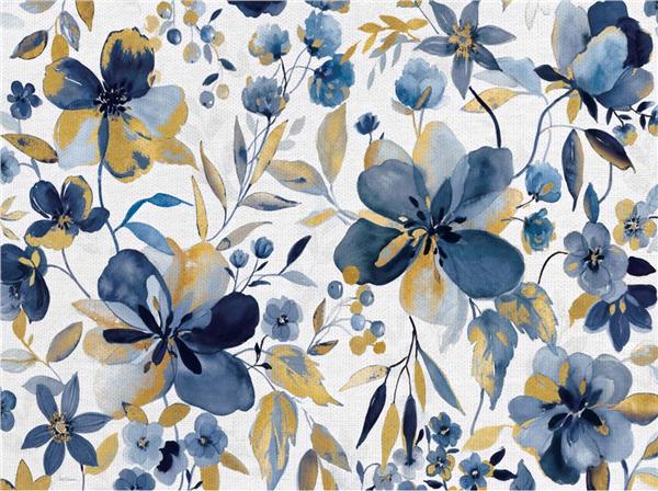 Blue Flower Wallpaper by MywallpaperShop