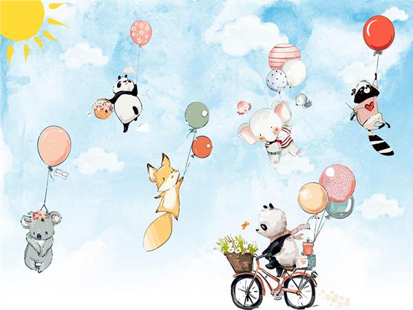 Little Naughties Custom Design Kids Room Wallpaper by MywallpaperShop