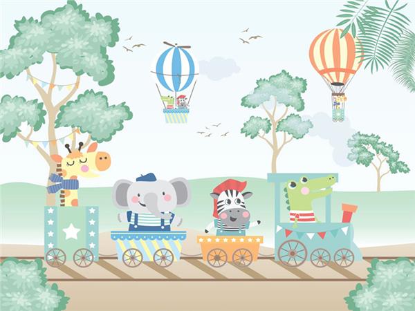 Little Naughties Custom Design Kids Room Wallpaper by MywallpaperShop