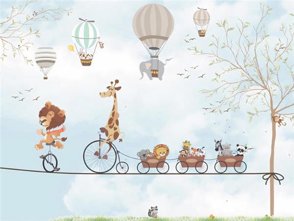 Little Ip Cambazlari Kids Room Wallpaper by MywallpaperShop