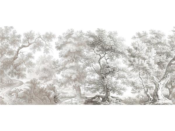 Monochrome Botanic Wallpaper by MywallpaperShop