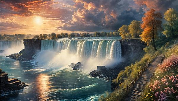 Muhtesem Landfall Scenery 3D Wallpaper by MywallpaperShop