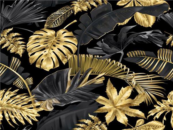 Genis Leaves Flower Design Wallpaper by MywallpaperShop