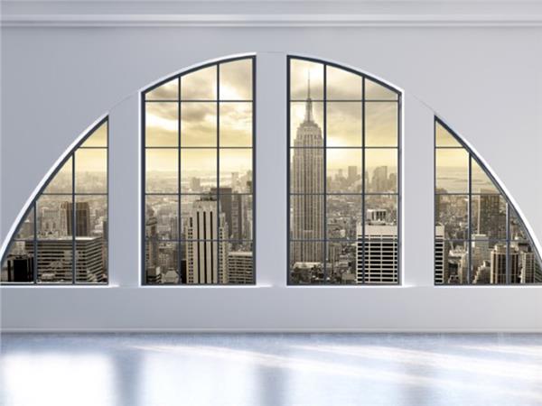 New York City Themed Window Wallpaper by MywallpaperShop