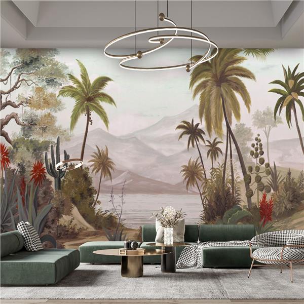 Palm Tree Treelar and Gol Design Wallpaper by MywallpaperShop