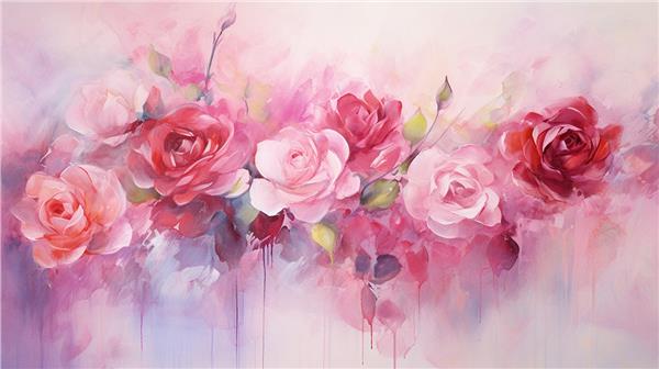 Pink Gul Wallpaper by MywallpaperShop