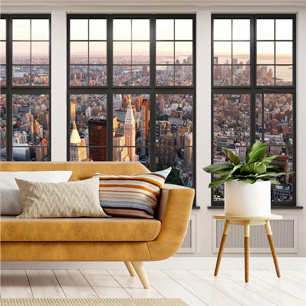 Window New York Scenery 3D Wallpaper by MywallpaperShop