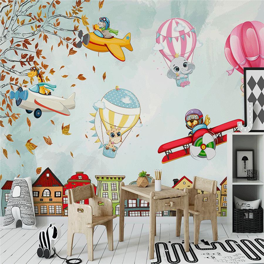 Pilot Animals Kids Wallpaper