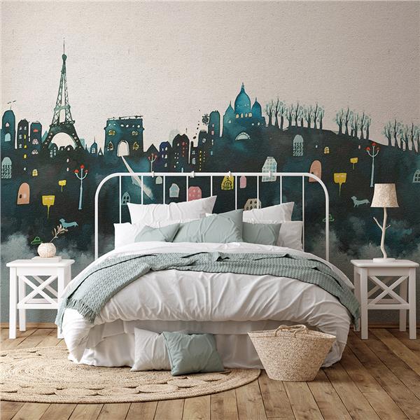 Pop-art-paris-Design-duvar-i Wallpaper by MywallpaperShop