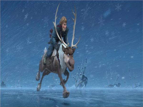 Prince and Deer Snow Land Kids Room Wallpaper by MywallpaperSho