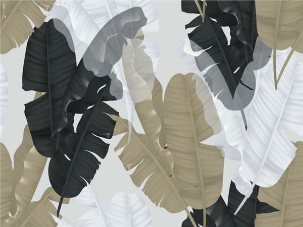 Genis Leaf Design Wallpaper by MywallpaperShop