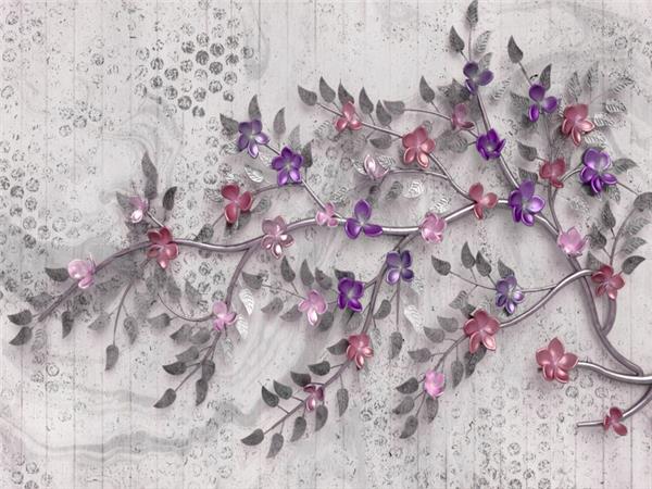 Tree Dali Flower Design 3D Wallpaper by MywallpaperShop