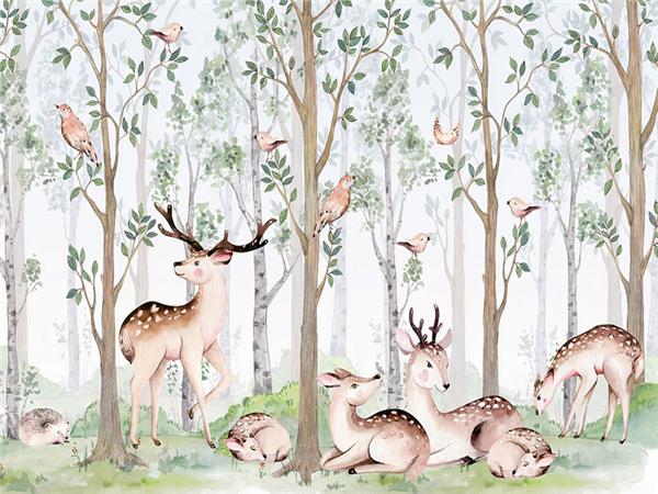 Ruya Forest Kids Room Wallpaper by MywallpaperShop