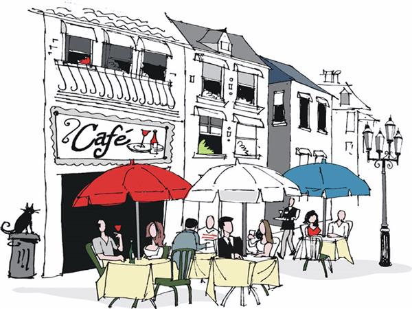Restaurant Cafe Bar 153 Wallpaper by MywallpaperShop