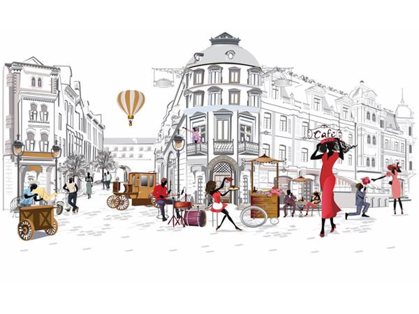 Restaurant Cafe Bar 207 Wallpaper by MywallpaperShop