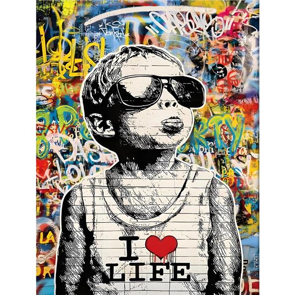 Retro 3D Wallpaper by MywallpaperShop