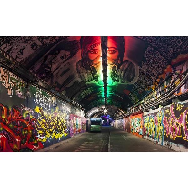 Retro Tunnel 3D Wallpaper by MywallpaperShop