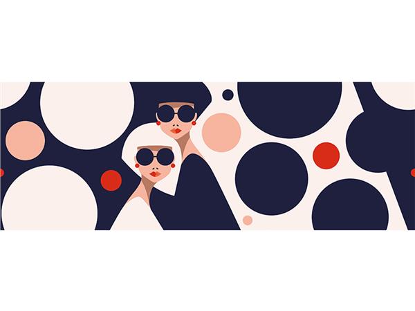 Retro Girls Wallpaper by MywallpaperShop