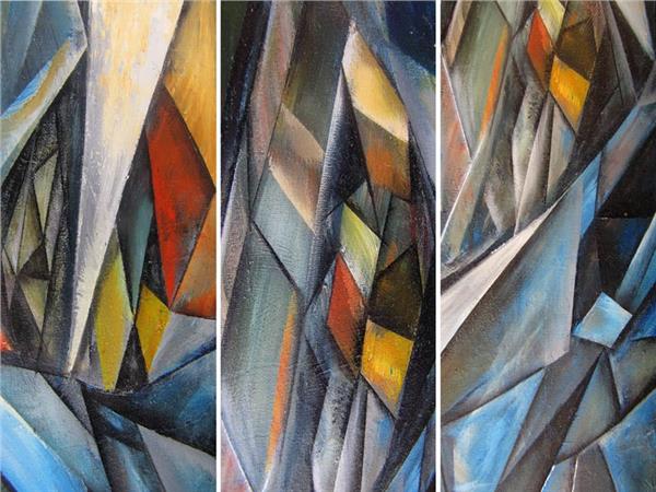 Soyut Yagli Boya Custom Design Wallpaper by MywallpaperShop