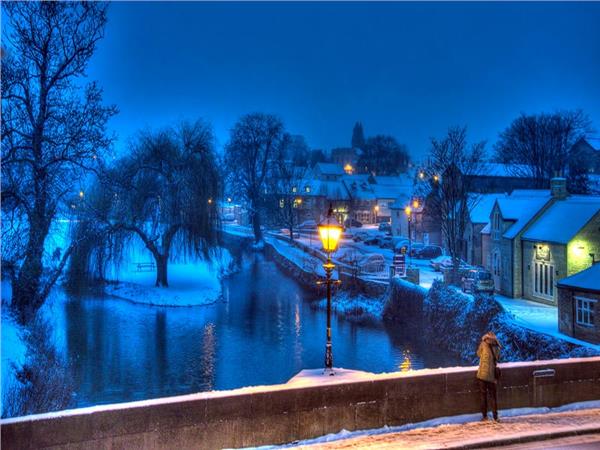 Snow Kasaba City Scenery 0145 Wallpaper by MywallpaperSho