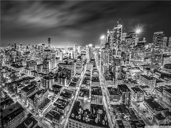 City Lights 3D Wallpaper by MywallpaperShop