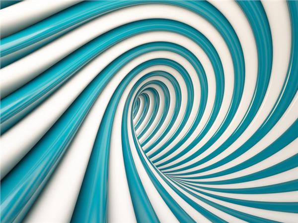 Green White 3D Wallpaper by MywallpaperShop