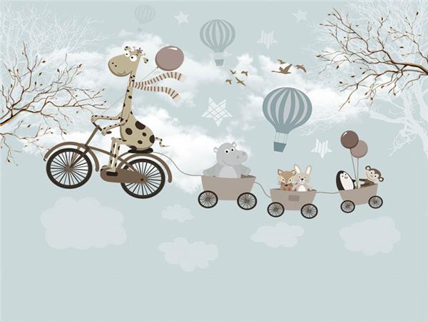 SweetFriends Kids Room Wallpaper by MywallpaperShop