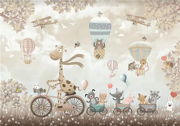 SweetDostlar Custom Design Kids Room Wallpaper by MywallpaperShop
