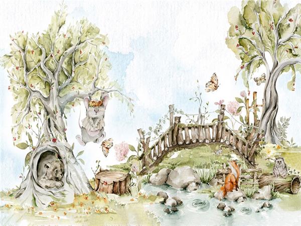 Dusler Ormani Kids Room Wallpaper by MywallpaperShop