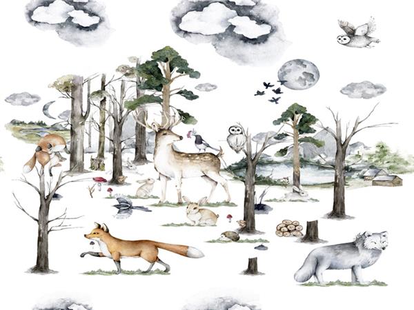 SweetForest Folks Çocuk Kağidi Wallpaper by MywallpaperShop