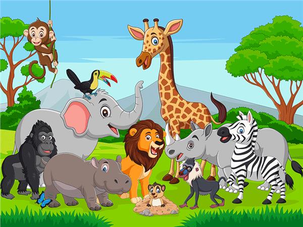 SweetForest Folks Kids Room Wallpaper by MywallpaperShop