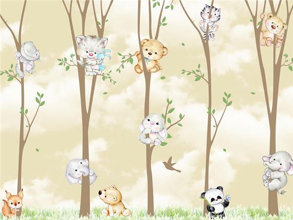 SweetNaughties Kids Room Wallpaper by MywallpaperShop