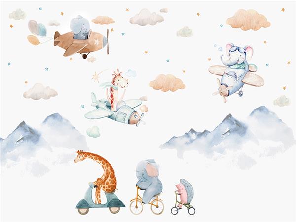 SweetNaughties Kids Room Wallpaper by MywallpaperShop