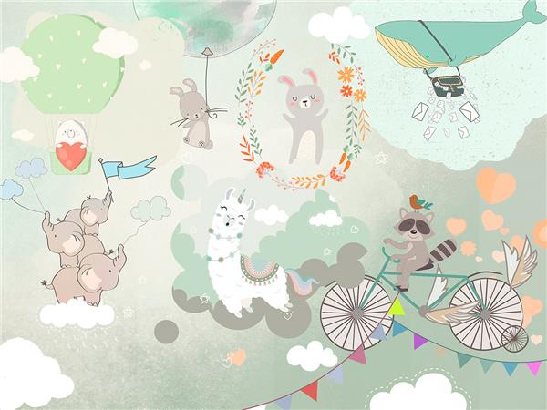 SweetNaughties Kids Room Wallpaper by MywallpaperShop