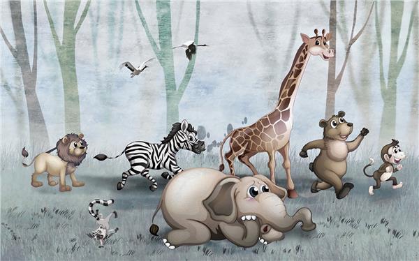 SweetNaughties Kids Room Wallpaper by MywallpaperShop