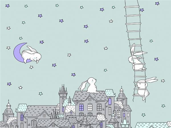 SweetBunnylar Custom Design Çocuk Kağidi Wallpaper by MywallpaperShop