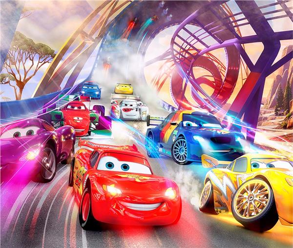 Lightning Mcqueen Kids Room Wallpaper by MywallpaperShop