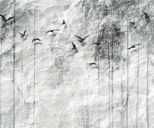 Black White Custom Design 3D Wallpaper by MywallpaperShop