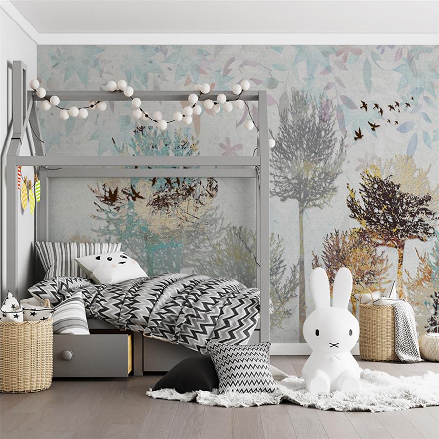 Soft Nature Custom Design Kids Room Wallpaper