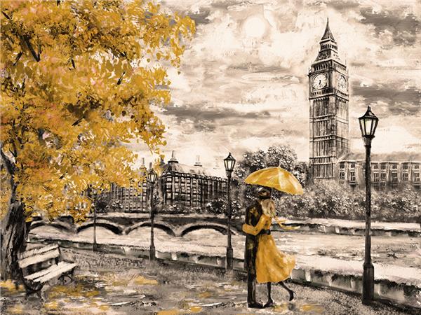 Autumn Londra City Scenery Wallpaper by MywallpaperShop