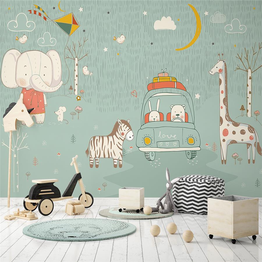 Sweet Animals Kids Wallpaper