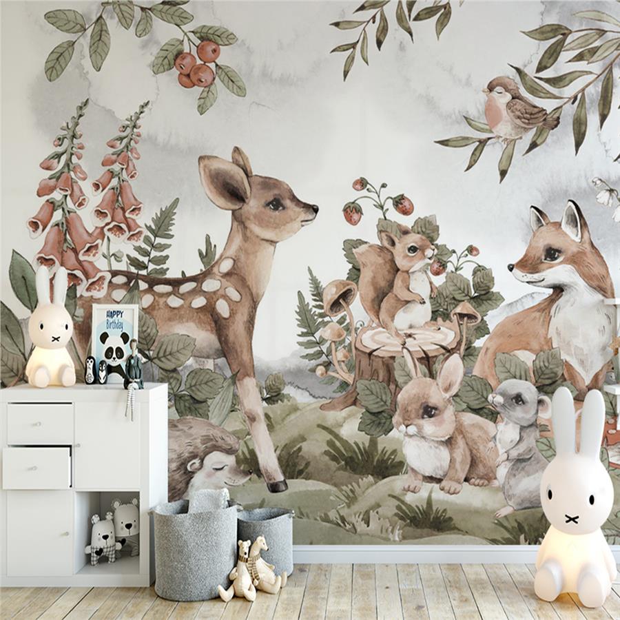 Sweet Forest Kids Room Wallpaper Mural Enchanting Woodland