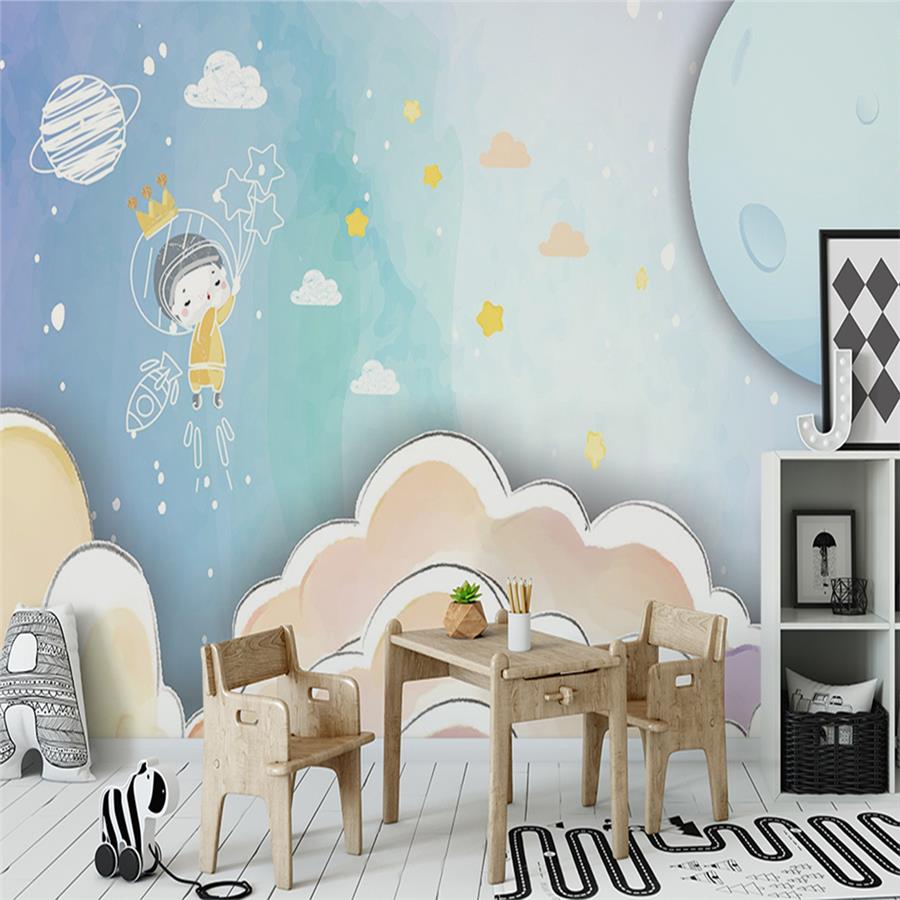 Sweet Little Sky Kids Wallpaper Calm Playful Nursery Mural